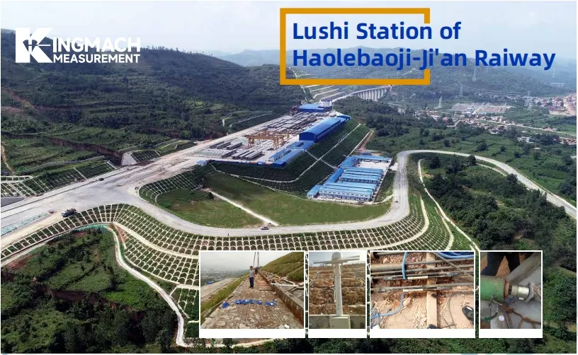 Lushi Station ved Haolebaoji-Ji'an Railway