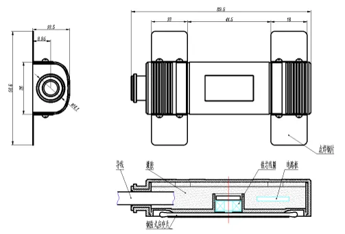 Smart vibrerende tråd strain gauge (overfladesvejset model) JMZX-206HAT billede 6