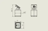 Integreret hældningsmåler JMQJ-7315RTU billede 6